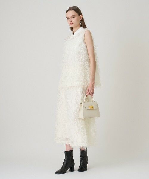 ANAYI / アナイ シャツ・ブラウス | 【セットアップ対応商品】フェザーカットジャガード ブラウス | 詳細3