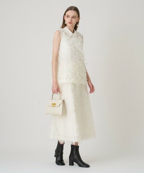 ANAYI / アナイ シャツ・ブラウス | 【セットアップ対応商品】フェザーカットジャガード ブラウス | 詳細4