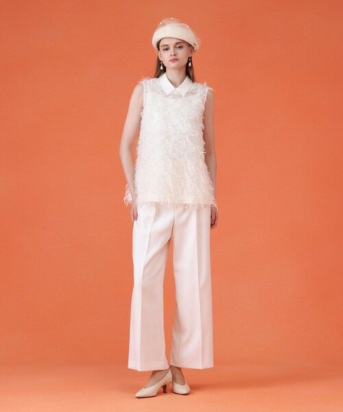 ANAYI / アナイ シャツ・ブラウス | 【セットアップ対応商品】フェザーカットジャガード ブラウス | 詳細7