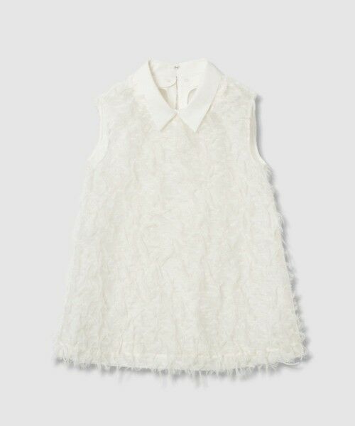 ANAYI / アナイ シャツ・ブラウス | 【セットアップ対応商品】フェザーカットジャガード ブラウス | 詳細8