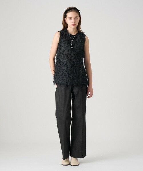 ANAYI / アナイ シャツ・ブラウス | 【セットアップ対応商品】フェザーカットジャガード ブラウス | 詳細18