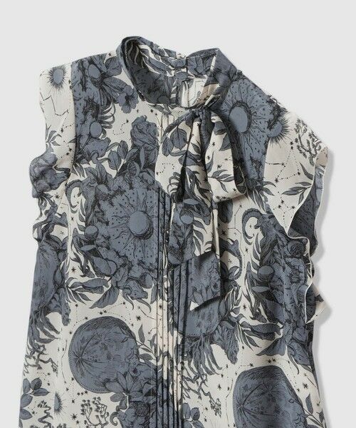 ANAYI / アナイ シャツ・ブラウス | コンスティレーションプリントボウタイブラウス | 詳細7