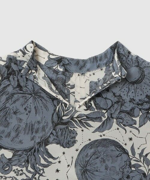 ANAYI / アナイ シャツ・ブラウス | コンスティレーションプリントボウタイブラウス | 詳細13