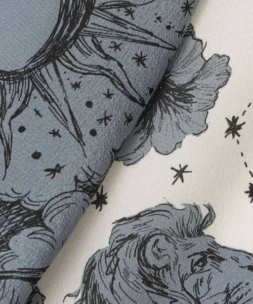 ANAYI / アナイ シャツ・ブラウス | コンスティレーションプリントボウタイブラウス | 詳細14