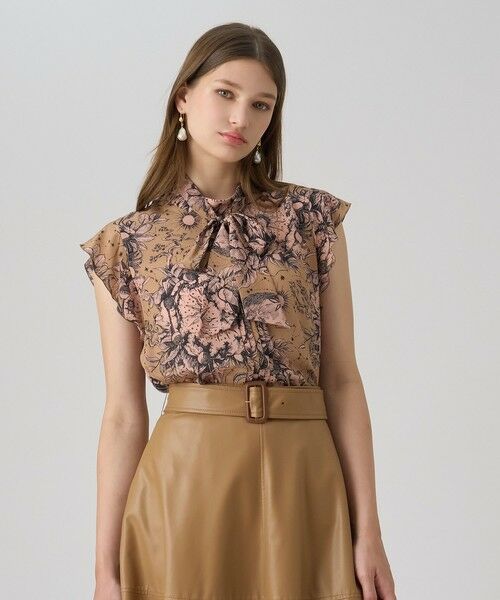 ANAYI / アナイ シャツ・ブラウス | コンスティレーションプリントボウタイブラウス | 詳細16