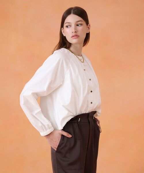 ANAYI / アナイ その他トップス | ブライトグログランブラウス | 詳細1