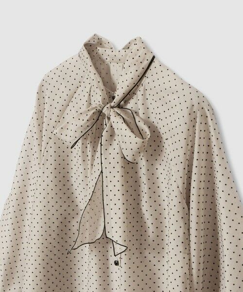 ANAYI / アナイ シャツ・ブラウス | ドットオーガンジーリボンブラウス | 詳細8