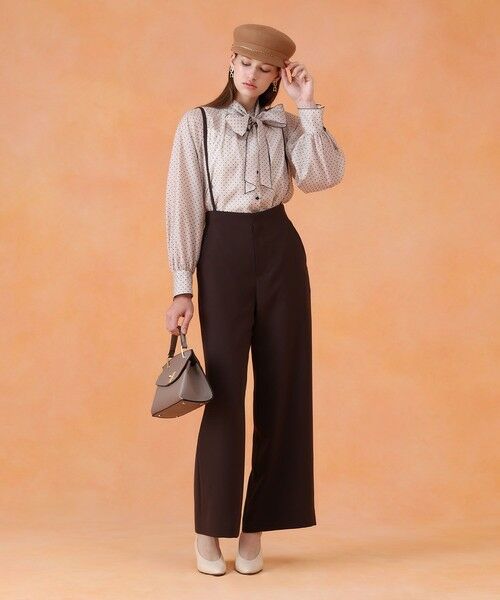 ANAYI / アナイ シャツ・ブラウス | ドットオーガンジーリボンブラウス | 詳細4