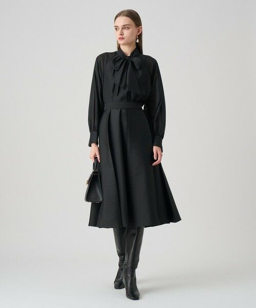 ANAYI / アナイ シャツ・ブラウス | ドットオーガンジーリボンブラウス | 詳細30