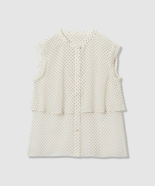 ANAYI / アナイ シャツ・ブラウス | ドットプリントシフォンノースリーブブラウス | 詳細4