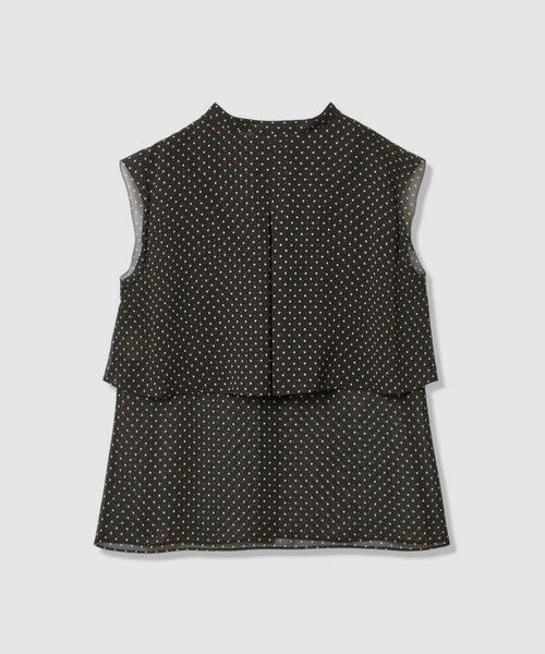 ANAYI / アナイ シャツ・ブラウス | ドットプリントシフォンノースリーブブラウス | 詳細15