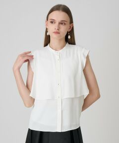 ANAYI / アナイ シャツ・ブラウス | バックサテンノースリーブブラウス