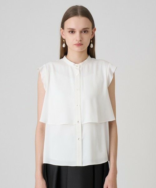 ANAYI / アナイ シャツ・ブラウス | バックサテンノースリーブブラウス | 詳細1