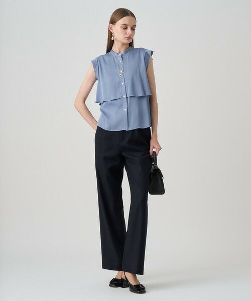 ANAYI / アナイ シャツ・ブラウス | バックサテンノースリーブブラウス | 詳細10