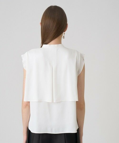 ANAYI / アナイ シャツ・ブラウス | バックサテンノースリーブブラウス | 詳細3