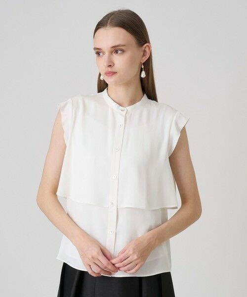 ANAYI / アナイ シャツ・ブラウス | バックサテンノースリーブブラウス | 詳細4