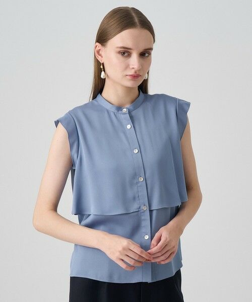 ANAYI / アナイ シャツ・ブラウス | バックサテンノースリーブブラウス | 詳細16