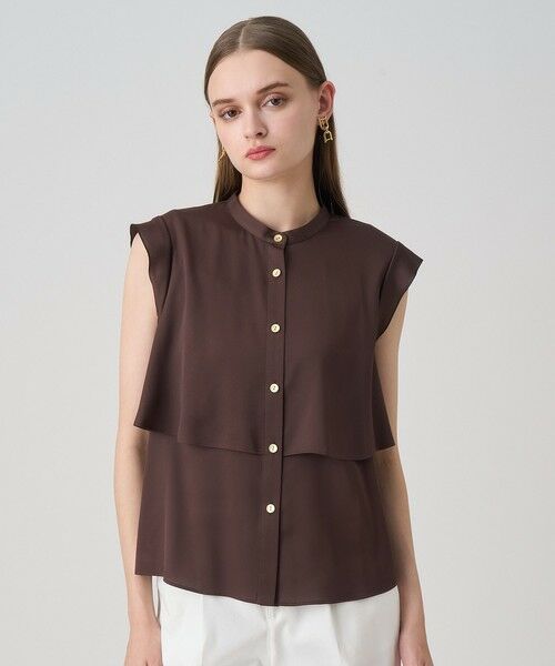ANAYI / アナイ シャツ・ブラウス | バックサテンノースリーブブラウス | 詳細23