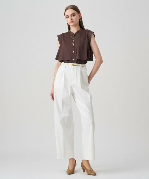 ANAYI / アナイ シャツ・ブラウス | バックサテンノースリーブブラウス | 詳細24