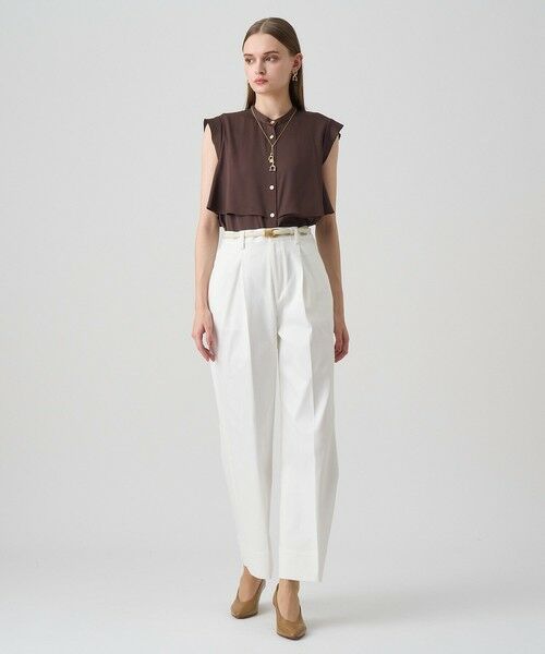 ANAYI / アナイ シャツ・ブラウス | バックサテンノースリーブブラウス | 詳細25