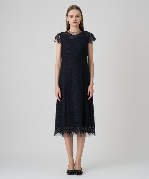 ANAYI / アナイ ドレス | リバーレースチュールAラインワンピース | 詳細12