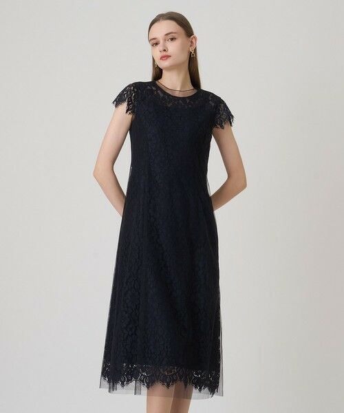 ANAYI / アナイ ドレス | リバーレースチュールAラインワンピース | 詳細15