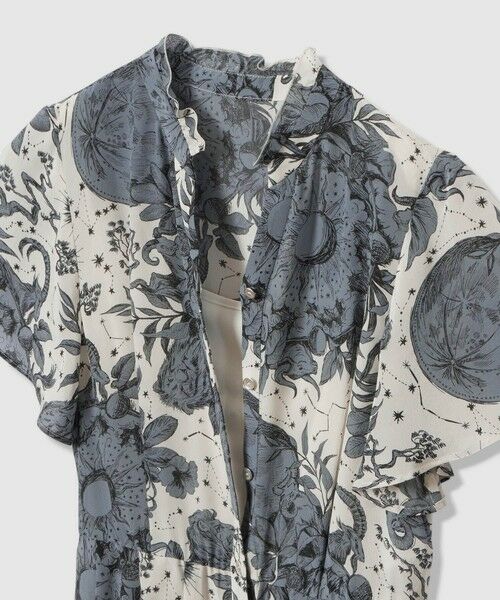 ANAYI / アナイ ロング・マキシ丈ワンピース | コンスティレーションプリントギャザーワンピース | 詳細8