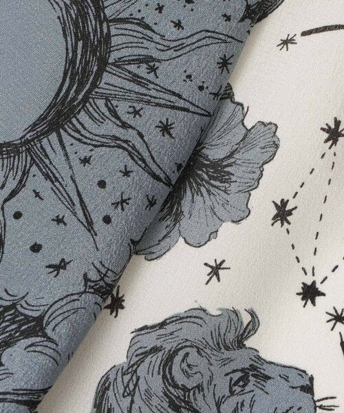 ANAYI / アナイ ロング・マキシ丈ワンピース | コンスティレーションプリントギャザーワンピース | 詳細13