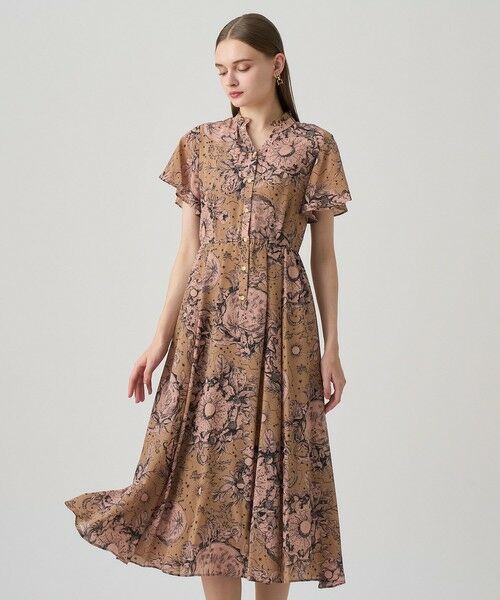 ANAYI / アナイ ロング・マキシ丈ワンピース | コンスティレーションプリントギャザーワンピース | 詳細15