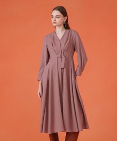 ANAYI ワンピース ピンク ノースリーブ ノースリーブ ワンピース ドレス ベージュピンク ピンクベージュ