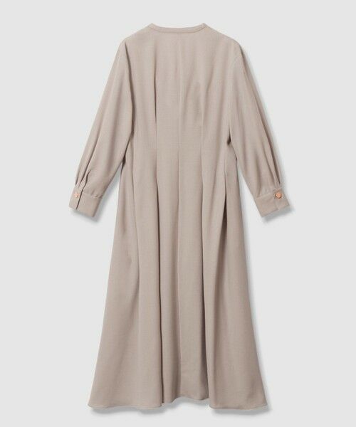 ANAYI / アナイ ロング・マキシ丈ワンピース | ウールジョーゼットフロントタック ワンピース | 詳細1