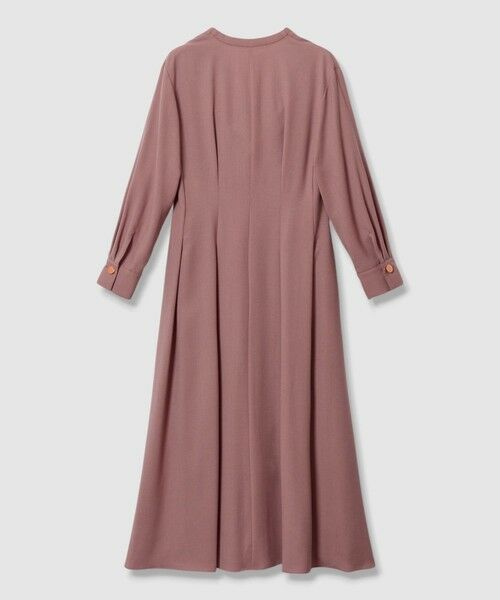 ANAYI / アナイ ロング・マキシ丈ワンピース | ウールジョーゼットフロントタック ワンピース | 詳細8