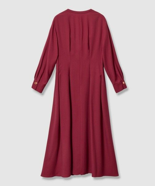 ANAYI / アナイ ロング・マキシ丈ワンピース | ウールジョーゼットフロントタック ワンピース | 詳細18