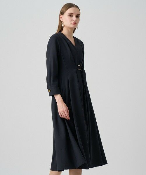 アナイ　ロングワンピース セール】 【Eternal Line 2024】トリアセサテンボウタイフレア