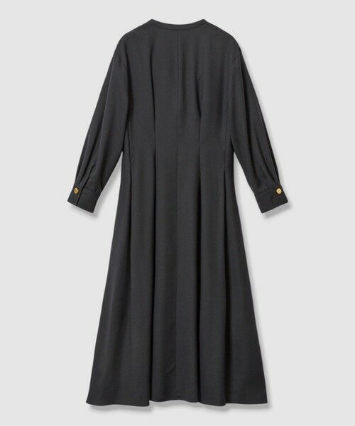ANAYI / アナイ ロング・マキシ丈ワンピース | ウールジョーゼットフロントタック ワンピース | 詳細27