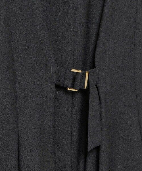 ANAYI / アナイ ロング・マキシ丈ワンピース | ウールジョーゼットフロントタック ワンピース | 詳細30