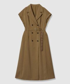 ANAYI / アナイ ロング・マキシ丈ワンピース | スラブオックスフレンチスリーブワンピース