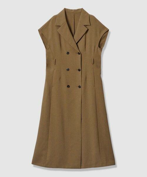 ANAYI / アナイ ロング・マキシ丈ワンピース | スラブオックスフレンチスリーブワンピース | 詳細2