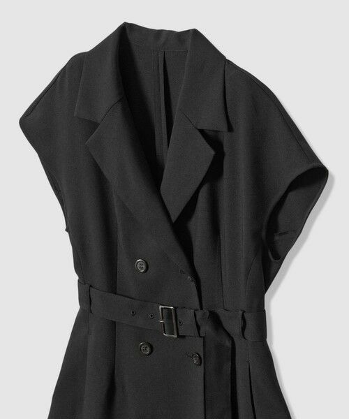 ANAYI / アナイ ロング・マキシ丈ワンピース | スラブオックスフレンチスリーブワンピース | 詳細10