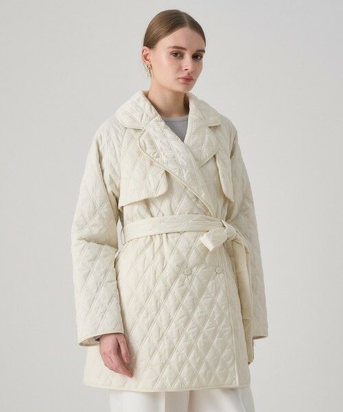 ANAYI / アナイ トレンチコート | キルティングテーラードロストコート | 詳細1