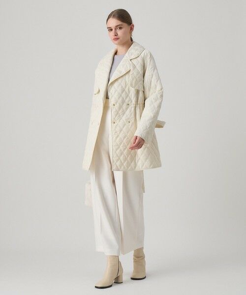 ANAYI / アナイ トレンチコート | キルティングテーラードロストコート | 詳細7