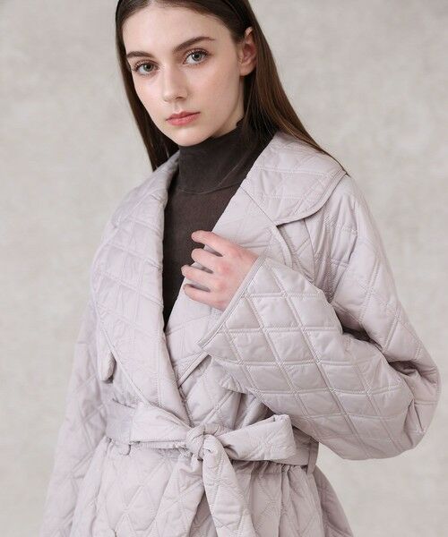 ANAYI / アナイ トレンチコート | キルティングテーラードロストコート | 詳細15