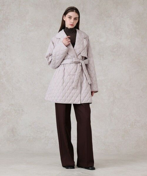 ANAYI / アナイ トレンチコート | キルティングテーラードロストコート | 詳細16