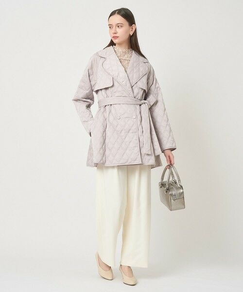 ANAYI / アナイ トレンチコート | キルティングテーラードロストコート | 詳細27