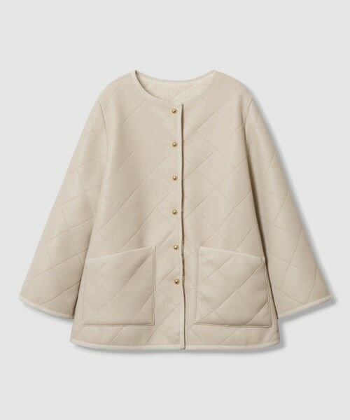 ANAYI / アナイ トレンチコート | フェイクムートンキルティングコート | 詳細7