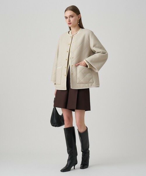 ANAYI / アナイ トレンチコート | フェイクムートンキルティングコート | 詳細6