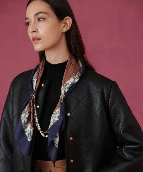 ANAYI / アナイ トレンチコート | フェイクムートンキルティングコート | 詳細14