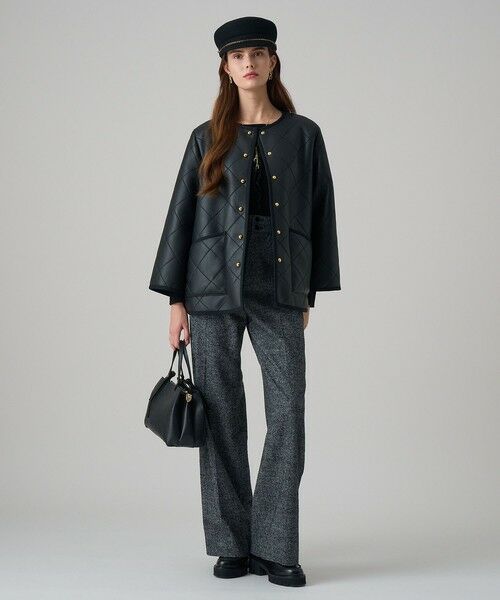 ANAYI / アナイ トレンチコート | フェイクムートンキルティングコート | 詳細15