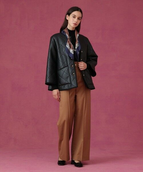 ANAYI / アナイ トレンチコート | フェイクムートンキルティングコート | 詳細17