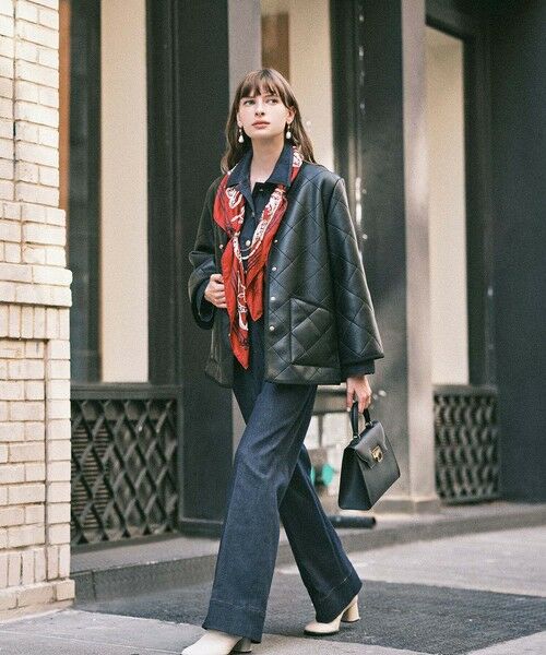 ANAYI / アナイ トレンチコート | フェイクムートンキルティングコート | 詳細18